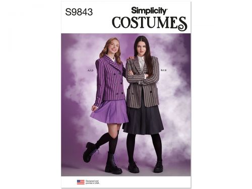 Great value Simplicity Pattern S9843 Misses Costume- Size U5 (16-18-20-22-24) available to order online Australia