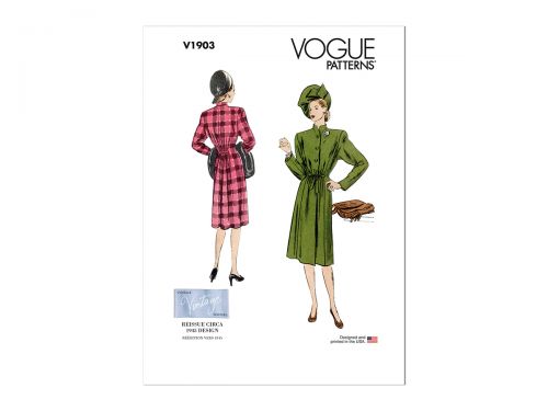 Great value Vogue Pattern V1903 MISSES' COAT- Size Y5 (18-20-22-24-26) available to order online Australia