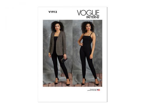 Great value Vogue Pattern V1913 MISSES BLAZER & JUMPSUIT- Size Y5 (18-20-22-24-26) available to order online Australia