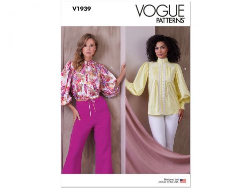Great value Vogue Pattern VV1939 Misses' Top- Size Y5 (18-20-22-24-26) available to order online Australia