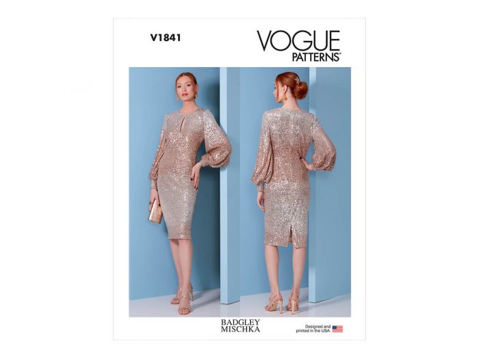 Vogue Pattern V1841 Misses and Misses Petite Special Occasion