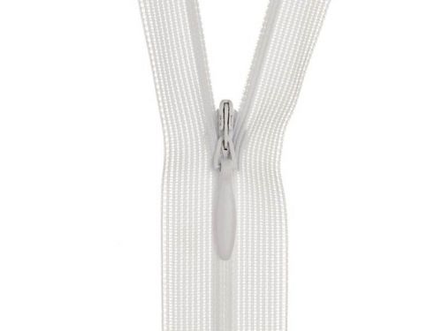 Great value Invisible Zip- 56cm (22 inch)- 101 WHITE available to order online Australia