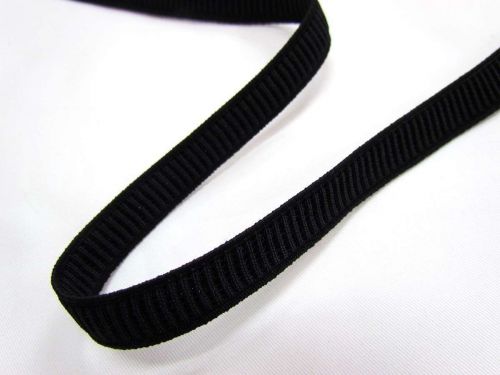 Great value 12mm Ribbed Elastic- Black available to order online Australia