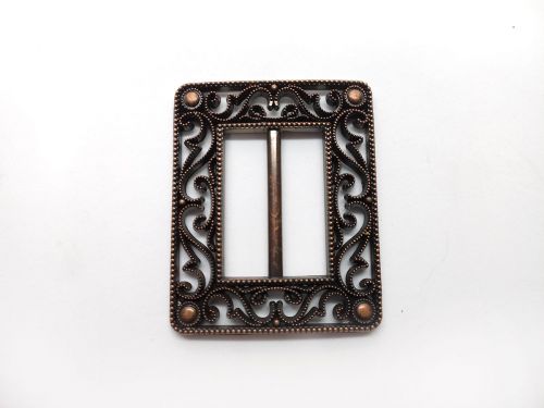 Great value 40mm Filigree Bronze Slider Buckle- RW529 available to order online Australia