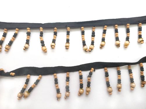 Great value 50mm Wooden Bead Fringe Trim #722 available to order online Australia