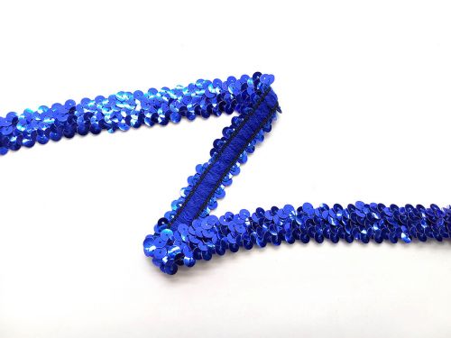 Great value Stretch Sequin Trim- 2 Row- Sapphire available to order online Australia