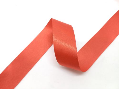 Great value Double Sided Satin Ribbon- 35mm- 489 DARK RUST available to order online Australia