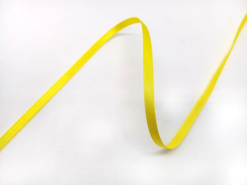 Great value Double Sided Satin Ribbon- 5mm- 63/679 YELLOW available to order online Australia