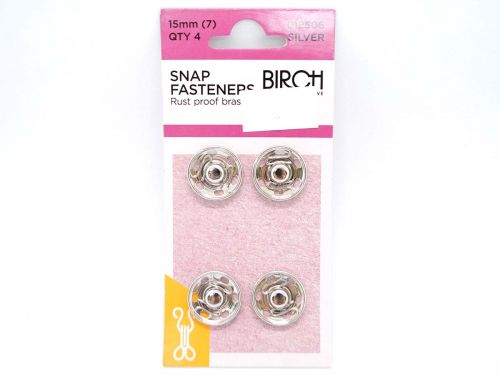 Great value Snap Fasteners- 15mm- Silver available to order online Australia