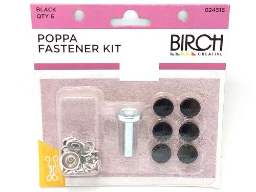 Great value Poppa Fastener Kit - Black available to order online Australia