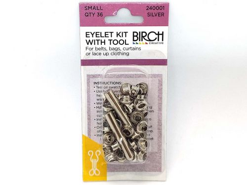 Great value Eyelet Kit with Tool- Small- Silver- Pack of 36 available to order online Australia