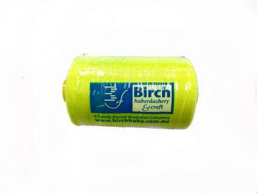 Great value 1000m Polyester Thread- Hi Vis Yellow #908 available to order online Australia
