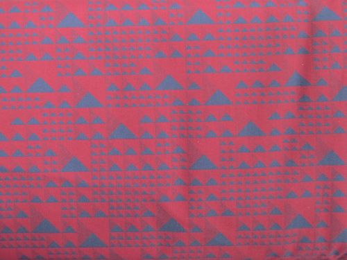 Great value *Seconds* Florence Broadhurst- Triangle Shadows- Red available to order online Australia
