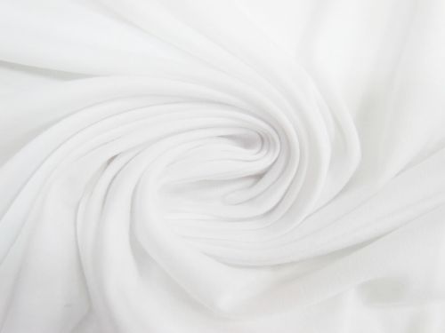 Great value Cotton Blend Interlock Jersey- Snowy White #10769 available to order online Australia