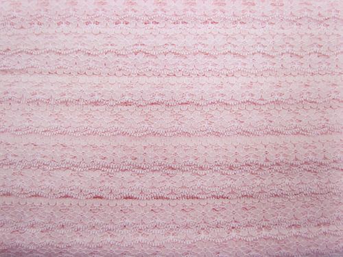 Great value 15mm Dainty Blossom Lace Trim- Pink #219 available to order online Australia