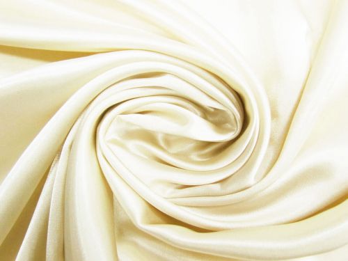 Great value *Seconds* Stretch Charmeuse Satin- Creamy Beige #10813 available to order online Australia