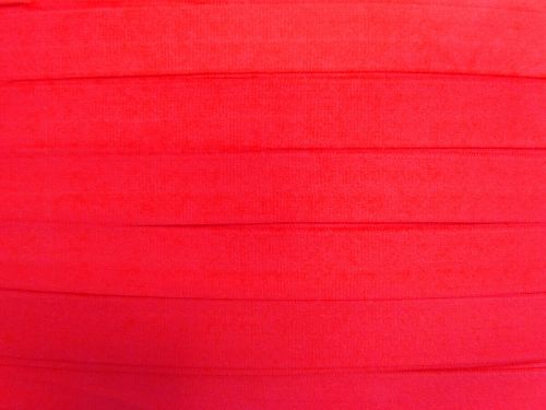Great value 20mm Matte Fold Over Elastic- Red #T430 available to order online Australia