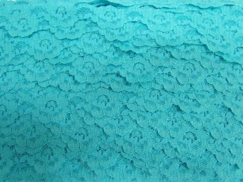 Great value 21mm Lace Trim- Bright Aqua #604 available to order online Australia