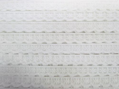 Great value 12mm Daisy Scalloped Lace Trim- White #T061 available to order online Australia