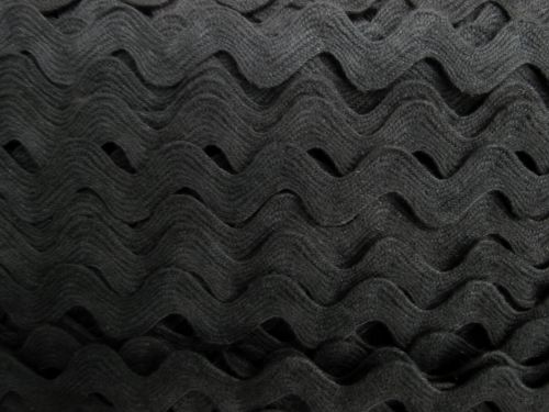 Great value 10mm Ric Rac Trim- Black #T063 available to order online Australia