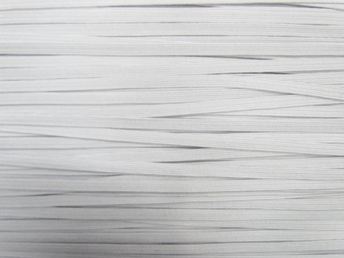 Great value 5mm Braided Elastic- White #T066 available to order online Australia