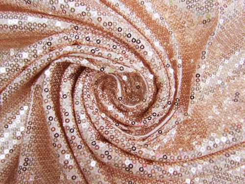 Great value Embroidered Sequin On Jersey- Pink Champagne #10926 available to order online Australia
