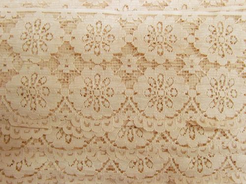 Great value 9cm Lace Trim- Cookie Beige #658 available to order online Australia