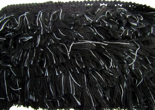 Great value 60mm Cotton Tassel Trim- Black Swan #476 available to order online Australia