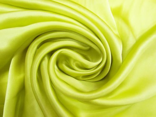 Silk Charmeuse Satin- Spring Chartreuse #10994