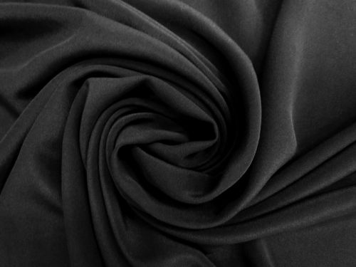 Silk Crepe De Chine- Mystic Black #11000