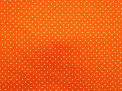 Great value Mini Dots Cotton- Orange Fizz available to order online Australia