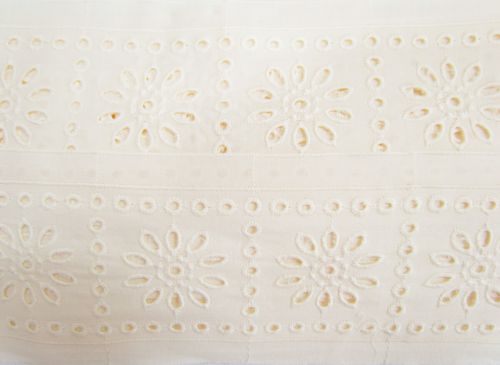 Great value 85mm Sunny Girl Broderie Anglaise Trim- Cream #228 available to order online Australia