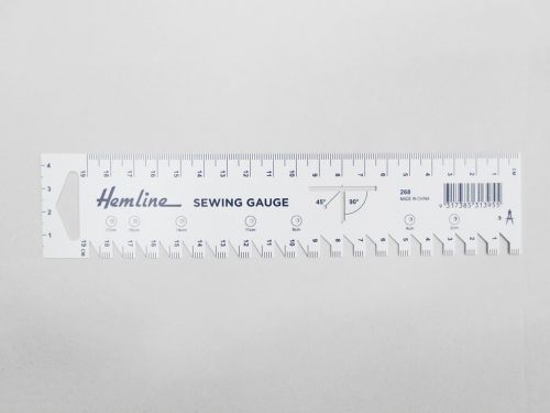 Great value Hemline Sewing Ruler & Seam Gauge- 19cm available to order online Australia