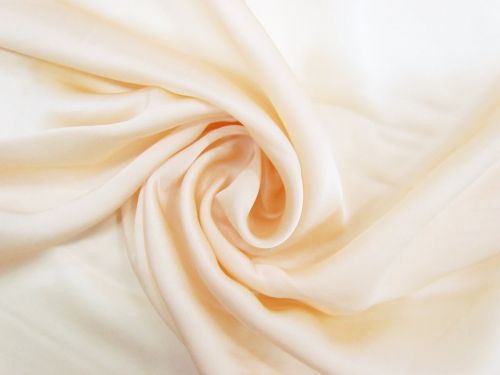 Great value Silk Satin Chiffon- Pastel Apricot #8886 available to order online Australia