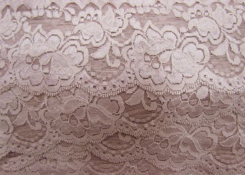Great value 20m Roll of 85mm Giselle Stretch Lace Trim- Dusty Rose #261 available to order online Australia
