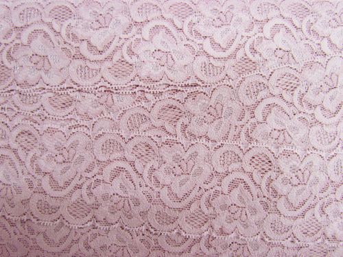 Great value 55mm Josephine Stretch Floral Lace Trim- French Rose #271 available to order online Australia