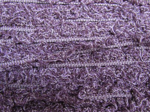 Great value 18mm Stretch Frill Crochet Trim- Purple Dream #663 available to order online Australia