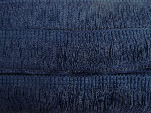 Great value 50mm Cotton Blend Fringe- Navy Blue #T461 available to order online Australia