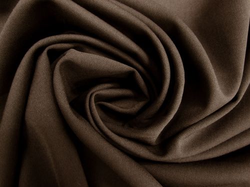 Great value Stretch Wool Blend Twill Suiting- Umber Brown #11091 available to order online Australia