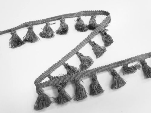 Great value Tassel Trim- Soft Grey #T465 available to order online Australia