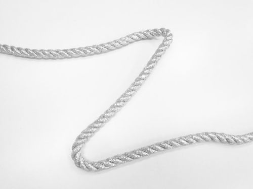 Great value 14mm Jumbo Twisted Cord Trim- Shining Silver #T501 available to order online Australia