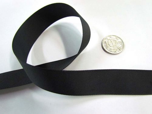 Great value Grosgrain Ribbon 22mm- Black available to order online Australia
