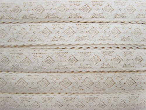 Great value 32mm Elena Cotton Lace Trim #312 available to order online Australia