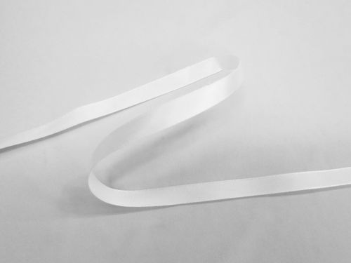 Great value 10mm Satin Ribbon- White #T096 available to order online Australia