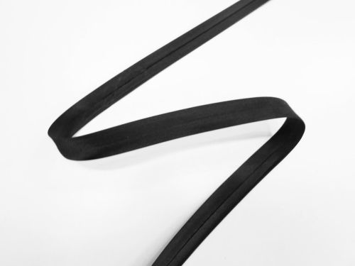 Great value 12mm Satin Bias Binding- Shadow Black #T504 available to order online Australia