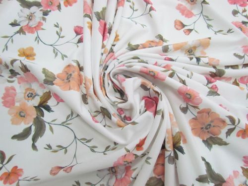 Great value Flowering Stretch Crepe Jersey #6389 available to order online Australia