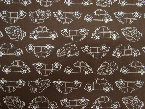 Great value Retro Beetle Cotton- Brown available to order online Australia