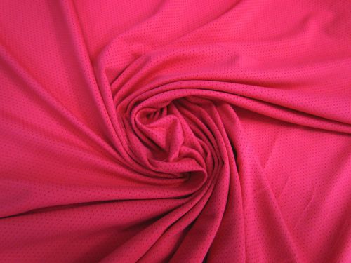 Great value Sports Eyelet Spandex Jersey- Brilliant Pink #5020 available to order online Australia