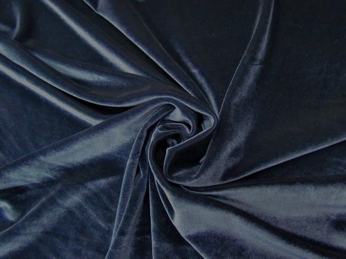 Great value 2way Stretch Velvet- Navy available to order online Australia