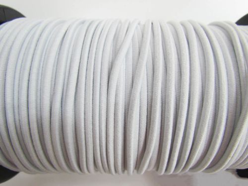 Great value 30m Roll of 3mm Bungee Cord Elastic- White #499 available to order online Australia